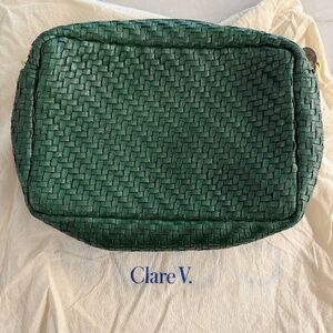 Clare V green marisol crossbody